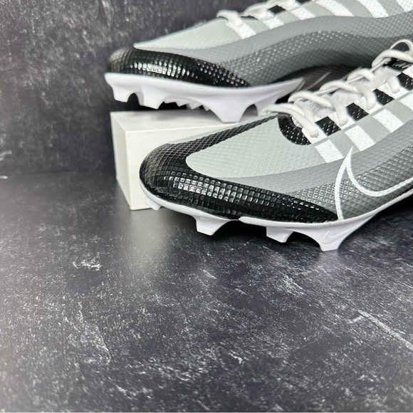 NIKE VAPOR EDGE SPEED 360 BLACK DARK SMOKE GREY MENS FOOTBALL CLEATS SIZE 14 NEW - Picture 5 of 10